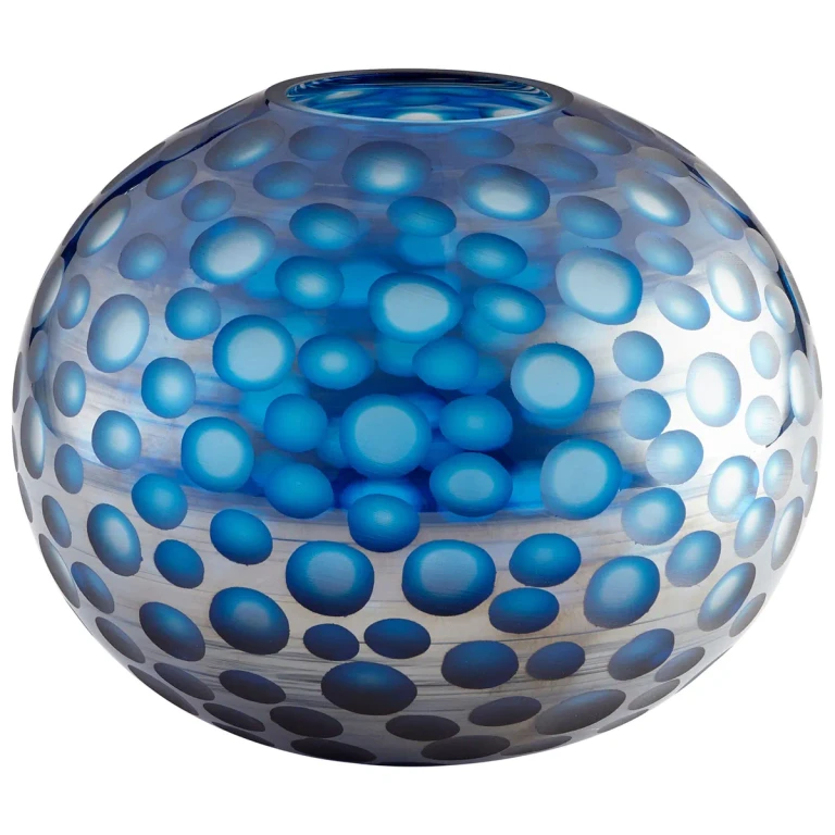Round Toreen Vase in Blue