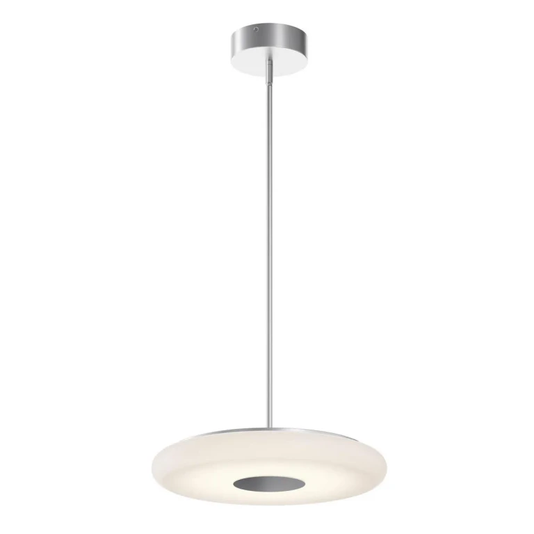 Satin Nickel LED Pendant from the June Collection
