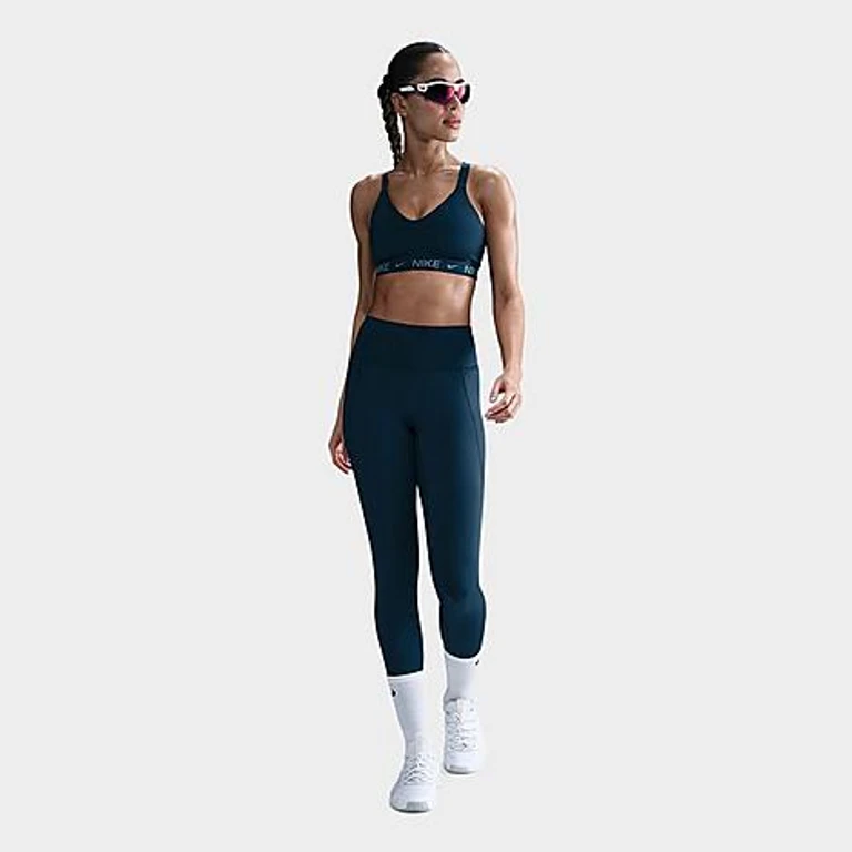 Nike Women's Universa High-Rise 7/8 Leggings (With Pockets) in University Red/University Red/Varsity Red Size: XXS