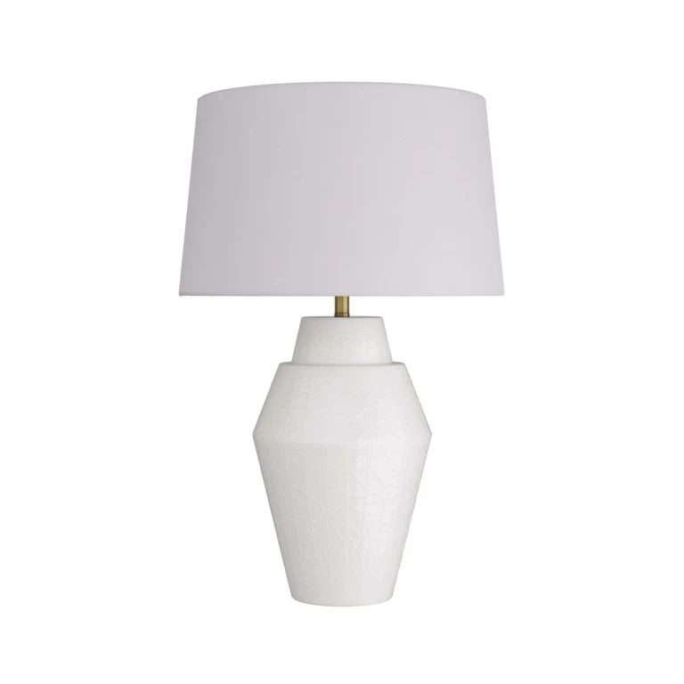 White One Light Table Lamp from the Wanda Collection