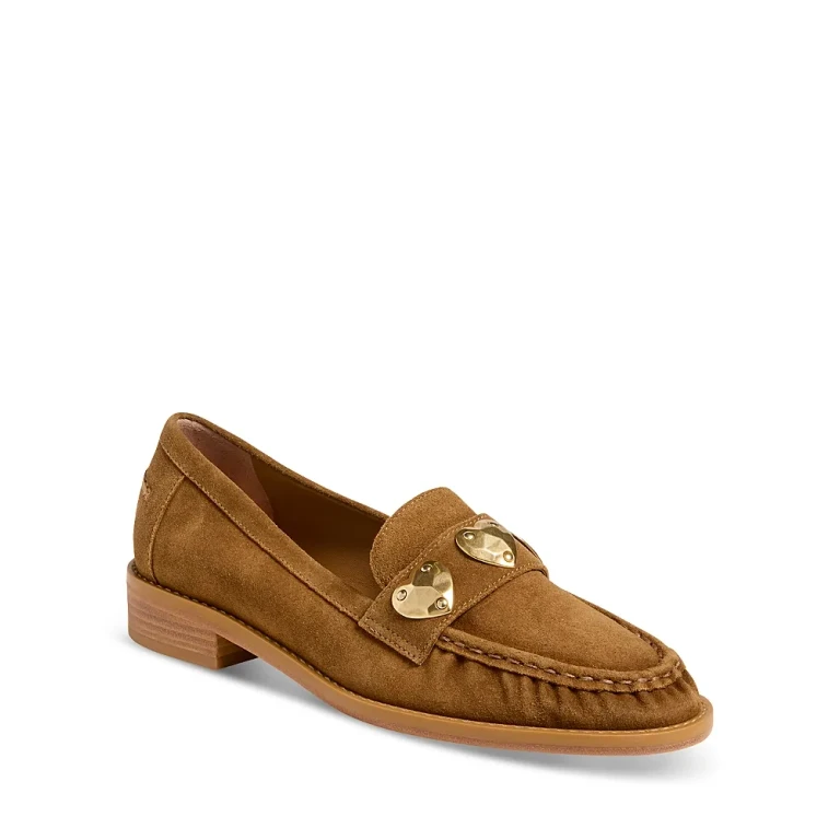 Cinq a Sept Women's Gretta Embellished Heart Loafers