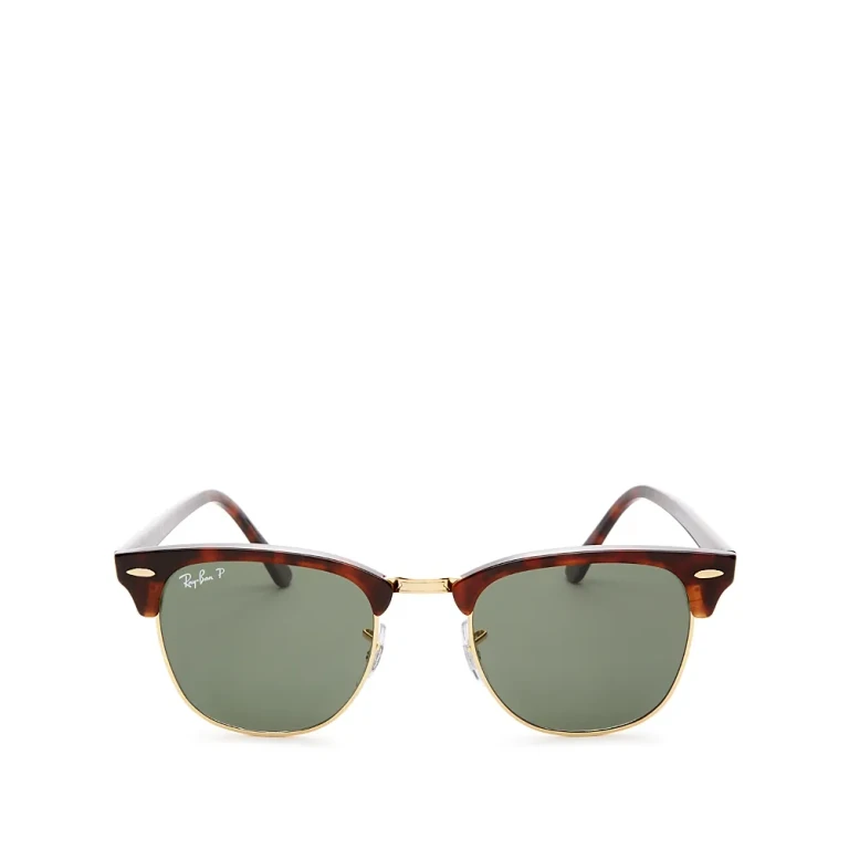 Ray-Ban Polarized Classic Clubmaster Sunglasses, 51mm