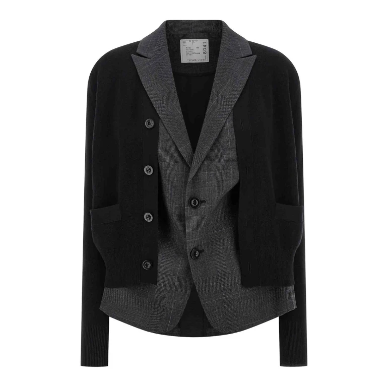 Sacai Cardigan - Noir
