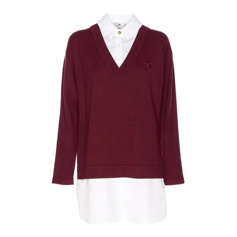 Elisabetta Franchi Robe Courte - Rouge