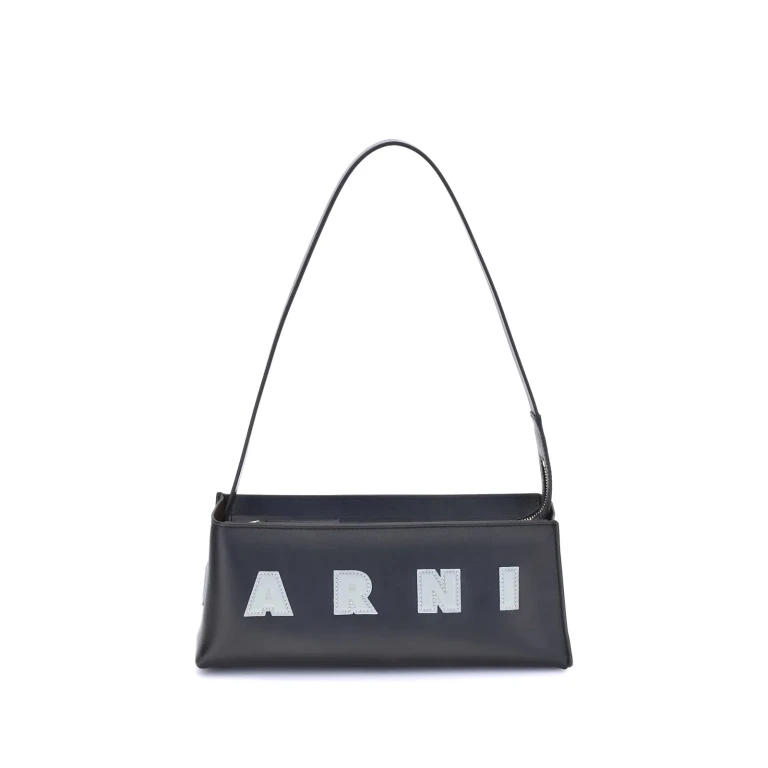 Bolso de hombro Marni - Negro