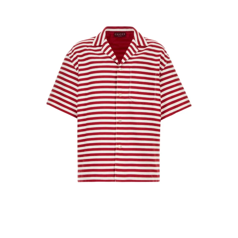 Prada Embroidered Cotton Blend Shirt