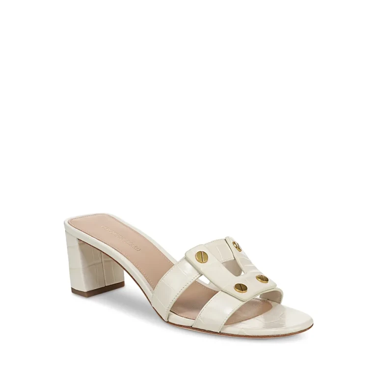 Veronica Beard Women's Via Studded Slide Sandals
