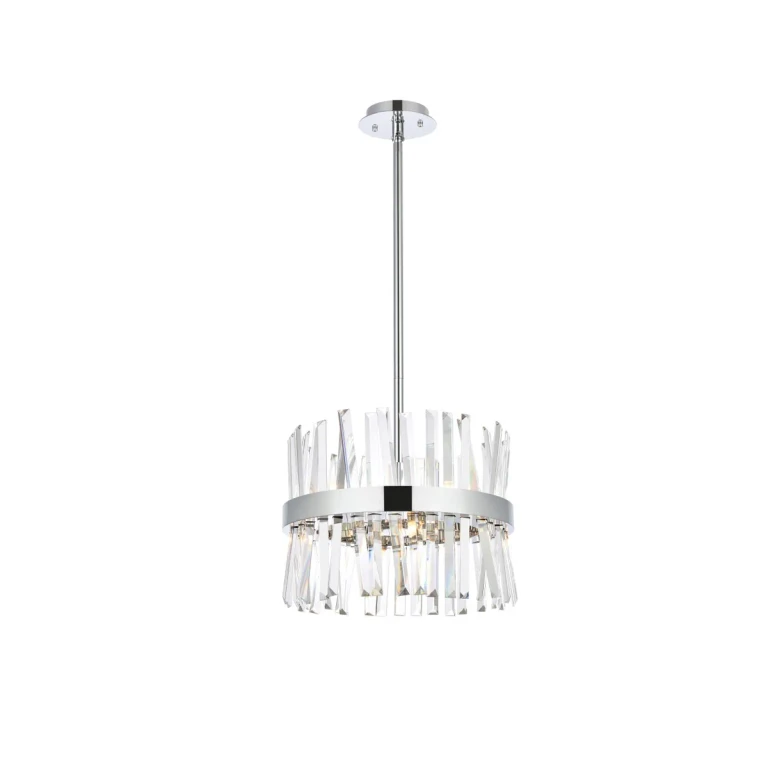 Chrome Eight Light Pendant from the Serephina Collection