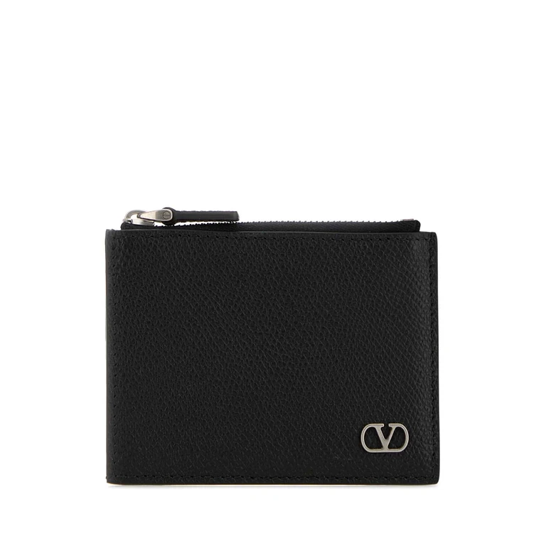 8y2p0ap8uag 0no Nero Calf Leather - Bos Taurus Portafogli