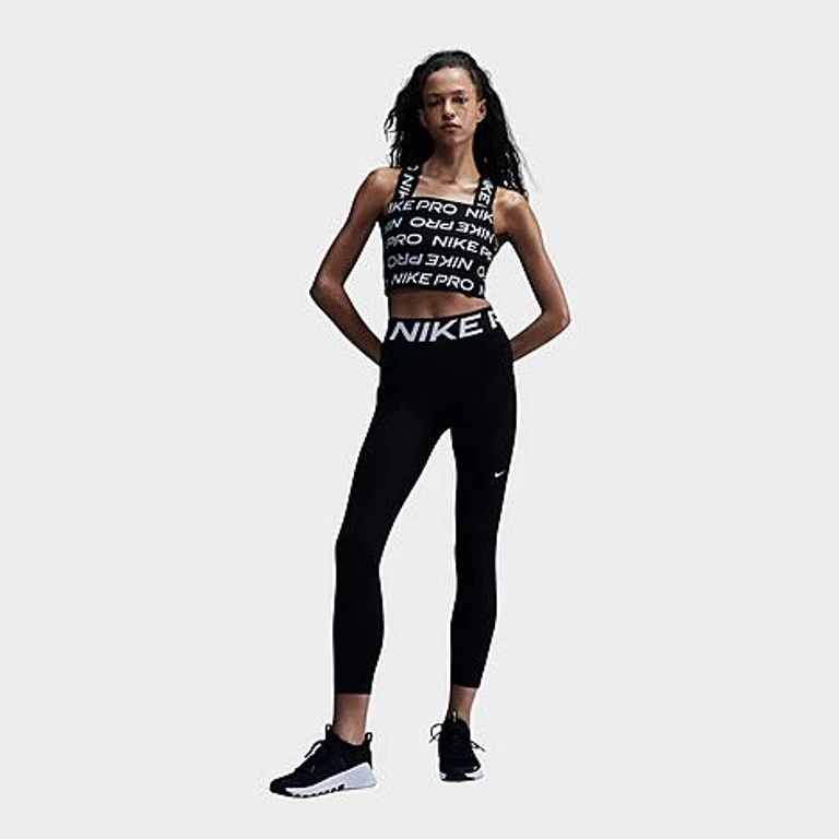 Nike Women's Pro Sculpt High-Waisted 7/8 Leggings in Black/White Size: XXS