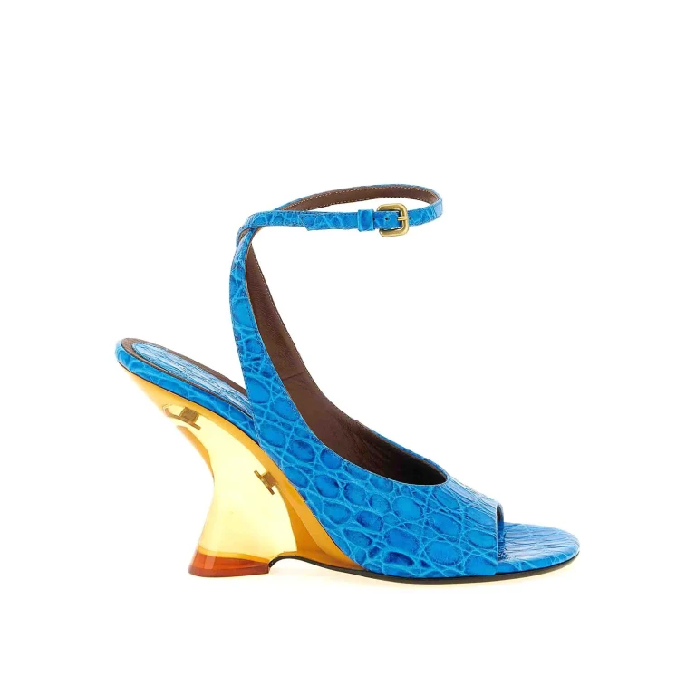 Dries Van Noten Sandales - Bleu Clair