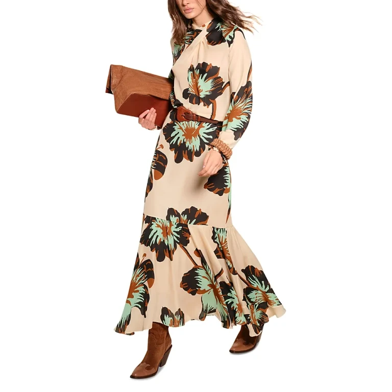 Johanna Ortiz Silk Buena Vista Maxi Skirt