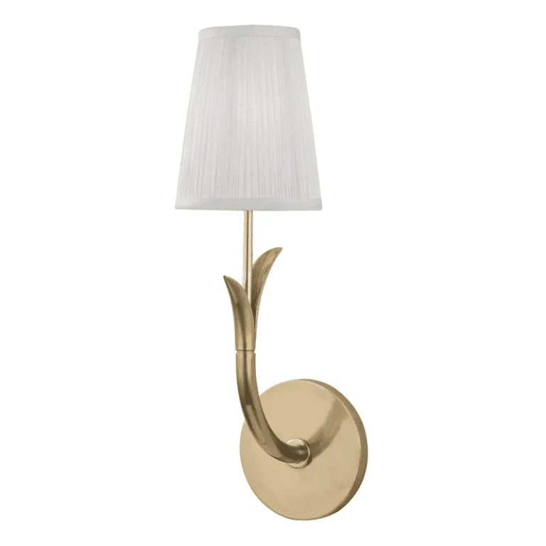 Deering 16" Wall Sconce in Aged Brass