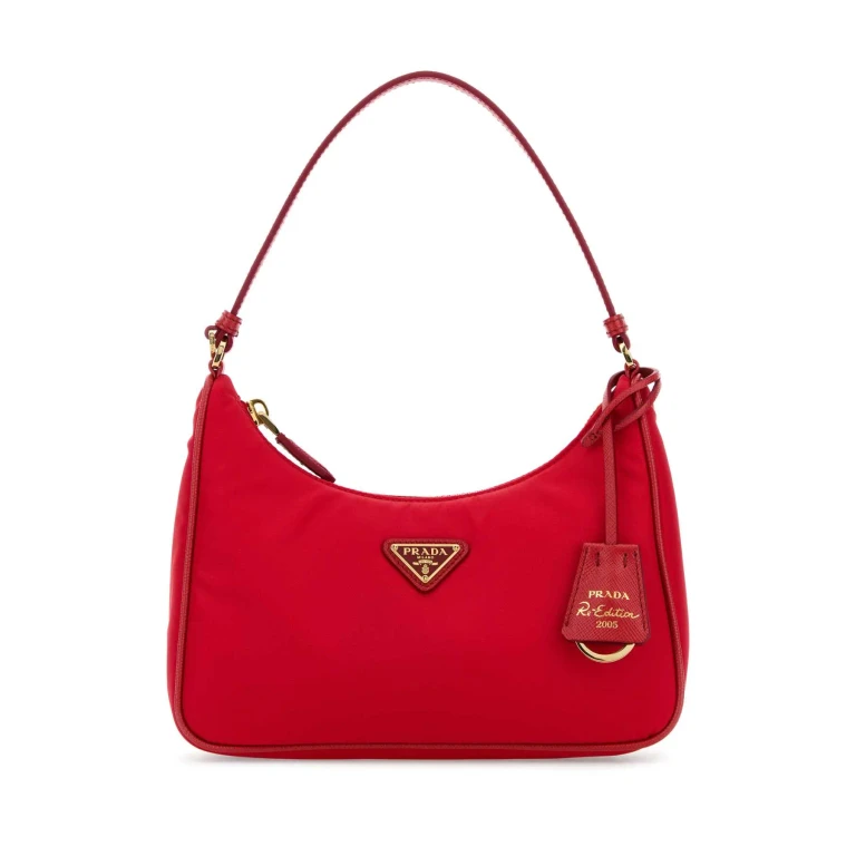 Red Re-nylon Prada Re-edition 2005 Shoulder Bag