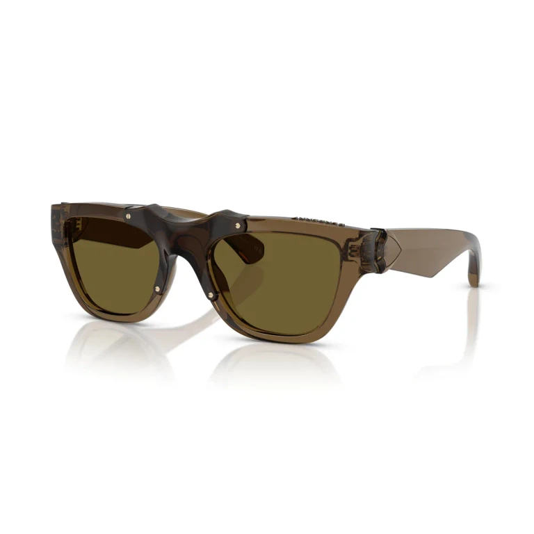 Burberry Dark Brown Square Unisex Sunglasses BE4445U 414373 53