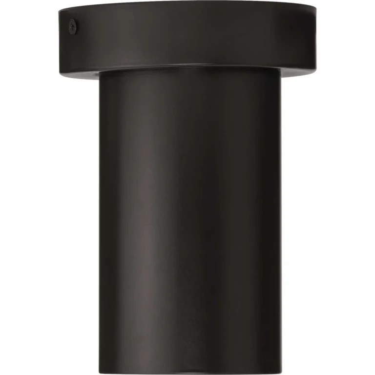 Antique Bronze One Light Adjustable Ceiling Mount from the 3In Cylinders Collection