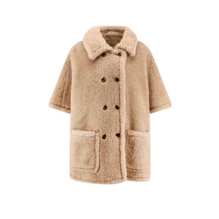 Max Mara Jackets Beige Alpaca Cashmere Seta - Women