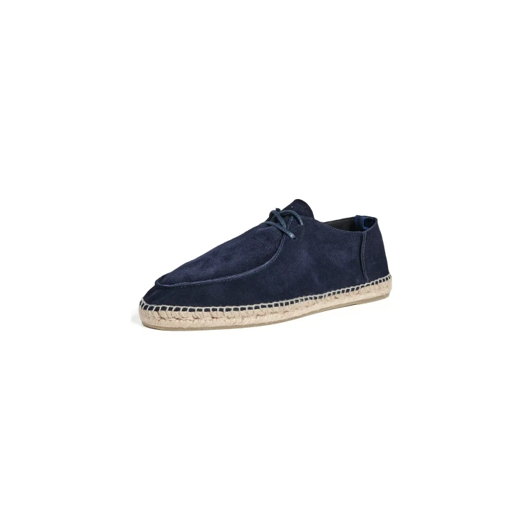 Castañer Ned Suede Lace Up Espadrilles Azul Oscuro 46