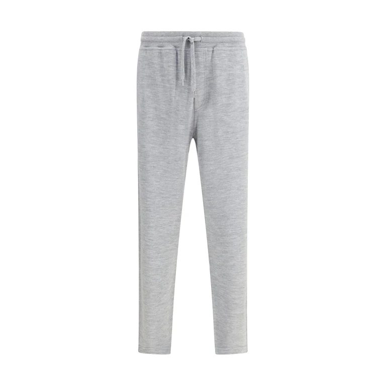 Slim Fit Cashmere and Silk Knit Jogger Trousers (MM8353243GC8299)