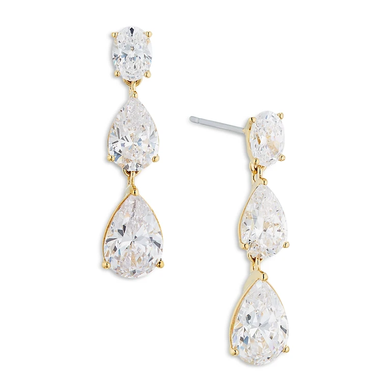 Nadri Chiara Linear Drop Earrings