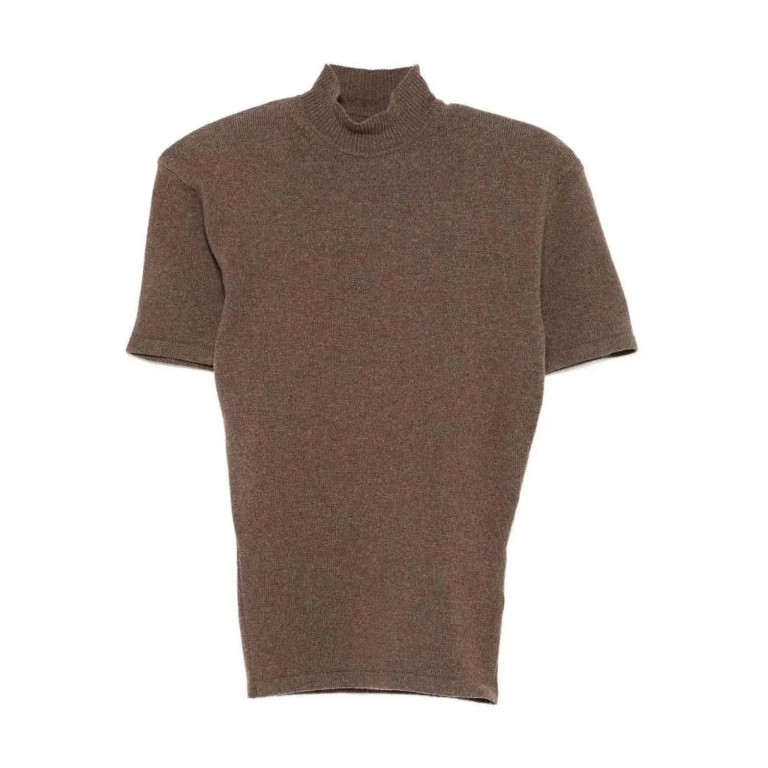 Jacquemus Pull Col Roulé - Marron