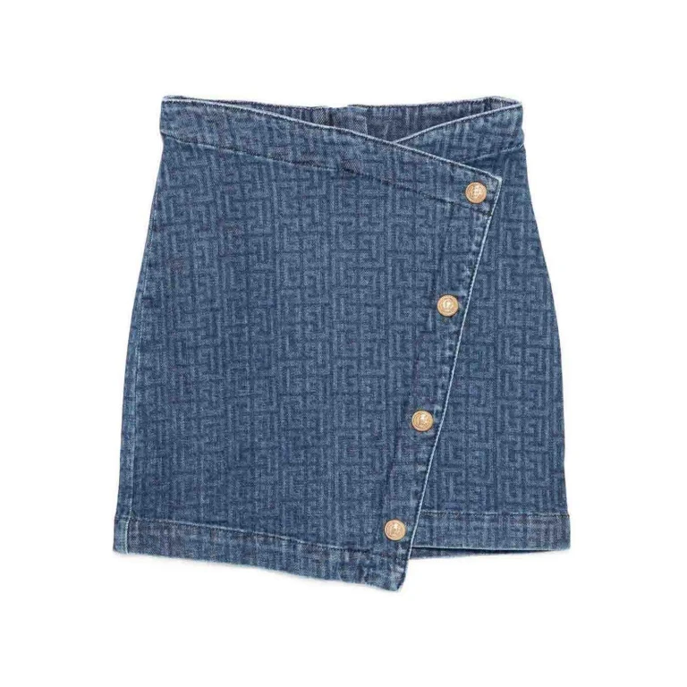 Balmain Jupe Midi - Bleu