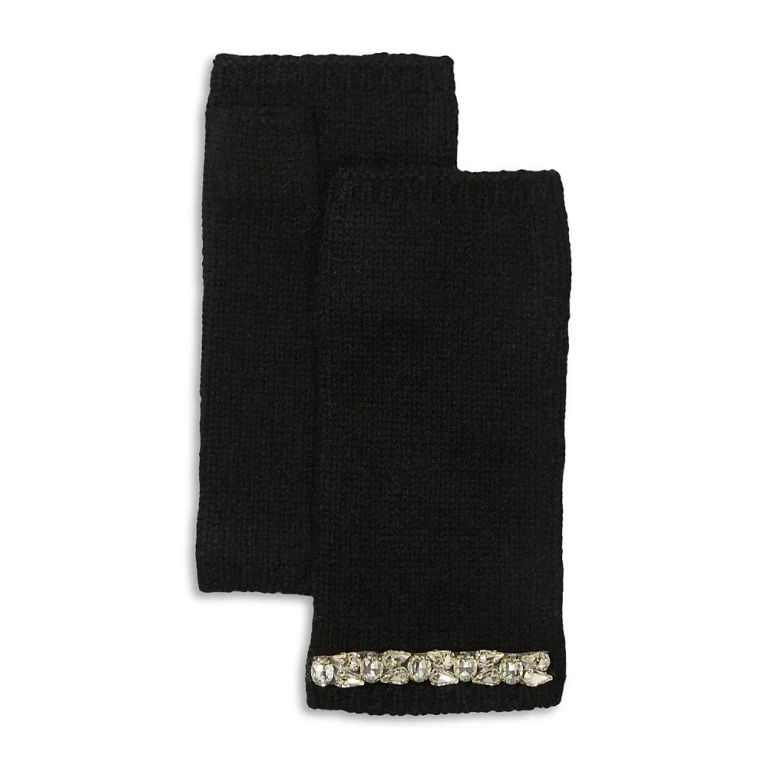 Cashmere Short Fingerless Gloves