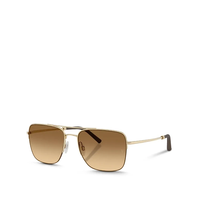 Oliver Peoples Aviator Sunglasses, 56mm