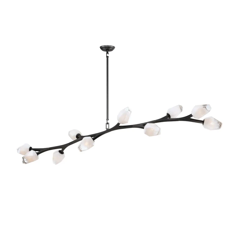Black LED Pendant from the Blossom Collection
