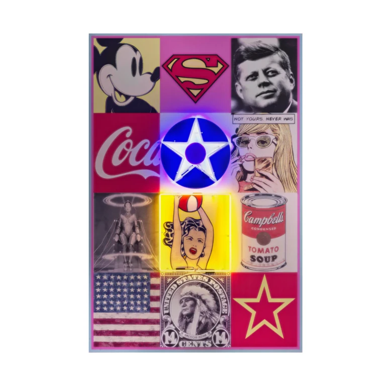 American Pop Icons Neon Artwork | Andrew Martin America