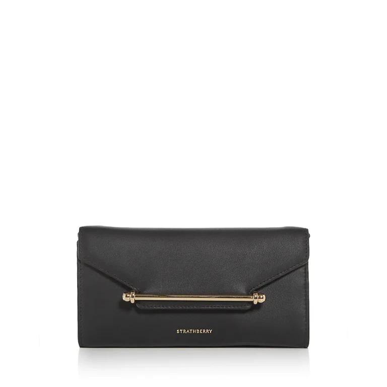 Strathberry Multrees Leather Convertible Wallet Shoulder Bag