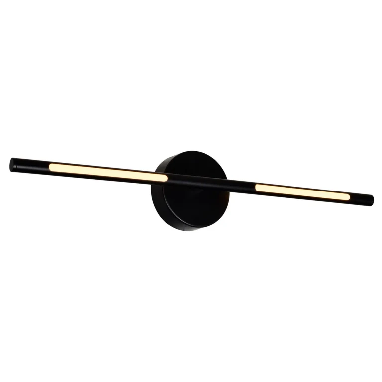 Black LED Wall Sconce from the Oskil Collection