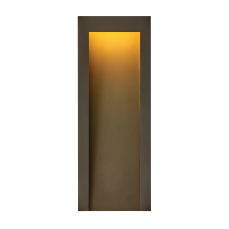 Textured Oil Rubbed Bronze LED Outdoor Lantern from the Taper Collection