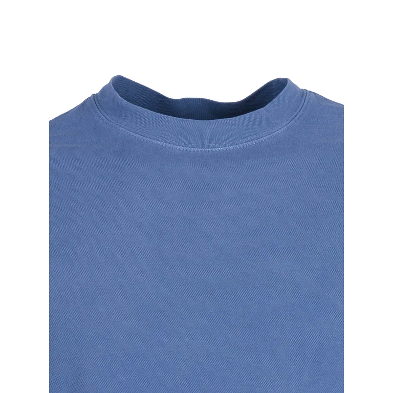 Circolo 1901 T-Shirt G. dyed P. Blue Cotton Elastane M-c - Men