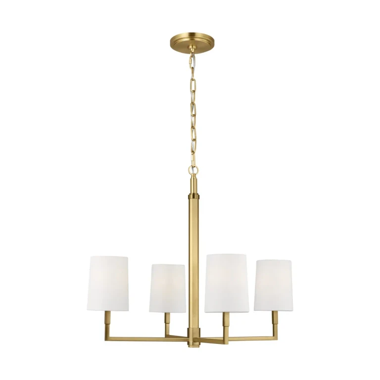 Burnished Brass Chandelier from the Danica Collection