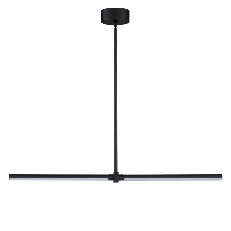 Black LED Linear Pendant from the Dorian Collection