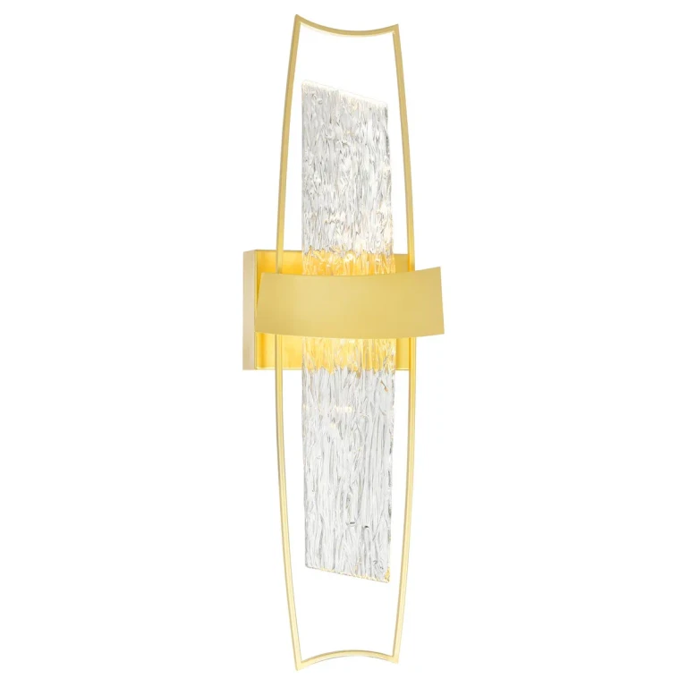 Satin Gold LED Wall Sconce from the Guadiana Collection