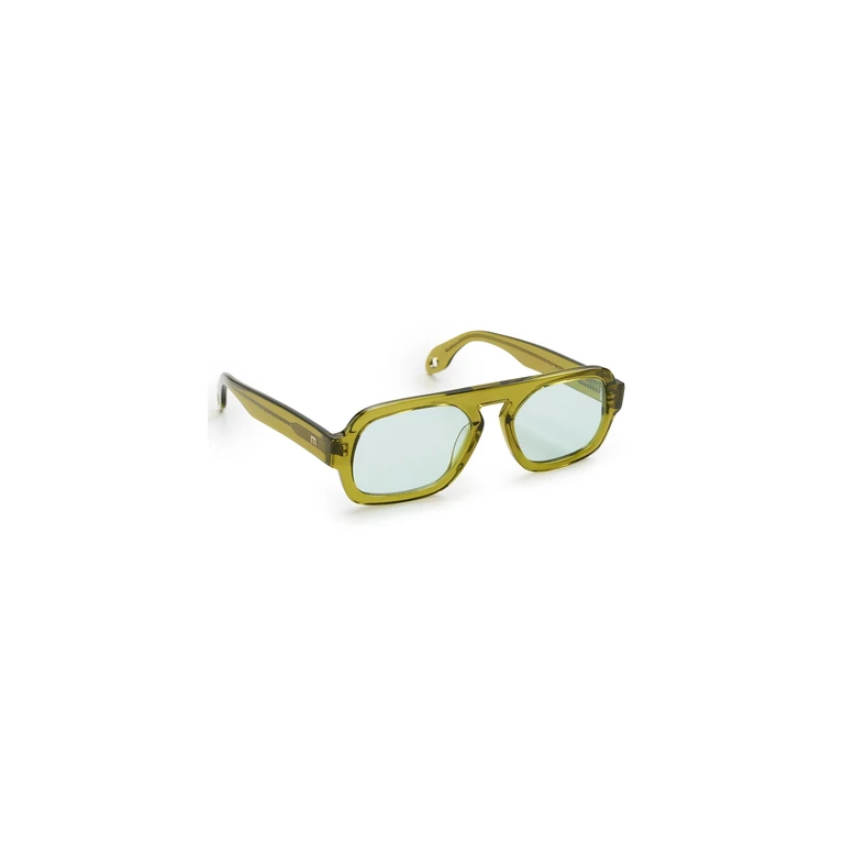 Elisa Johnson Jane Mini Sunglasses Olive Green One Size