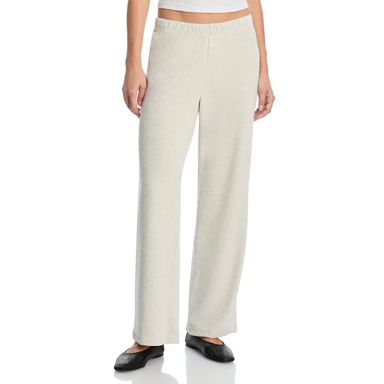 perfectwhitetee Alex Velour Pants