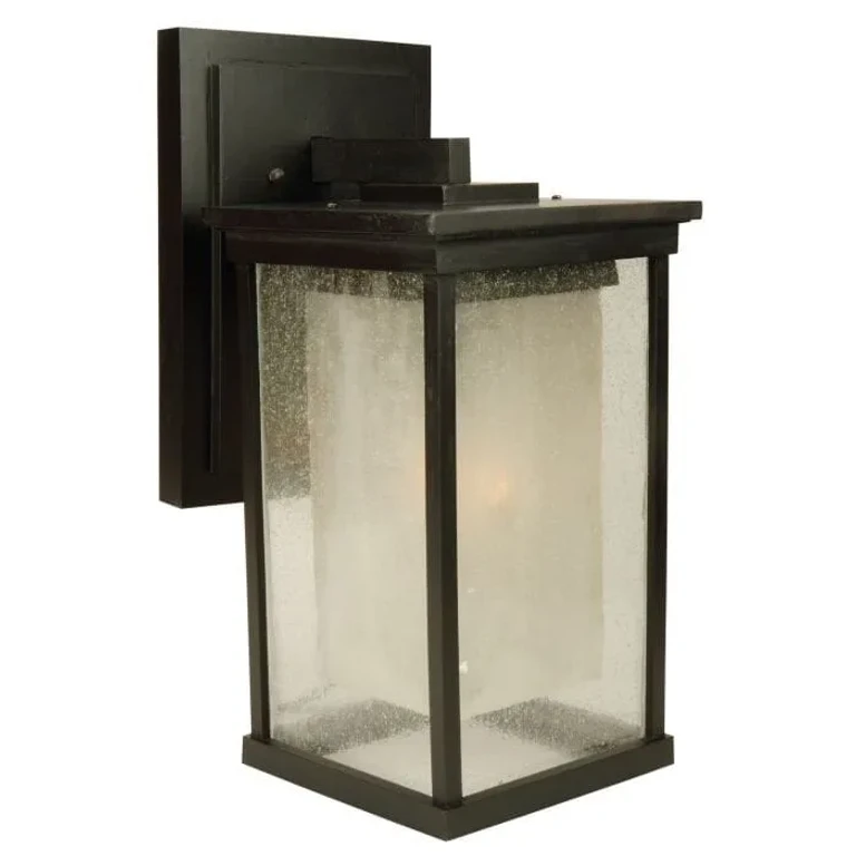 Oiled Bronze (Outdoor) One Light Wall Mount from the Riviera Collection