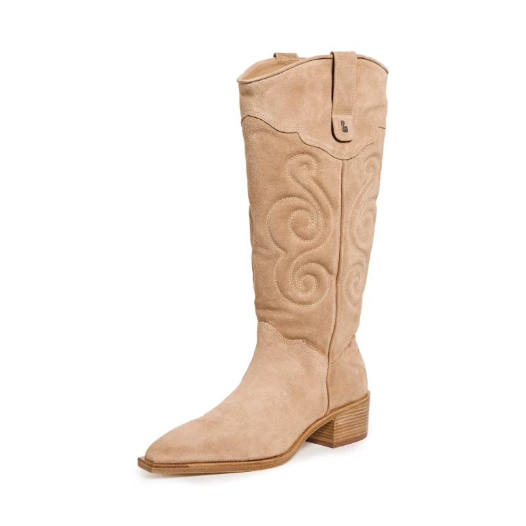Larroudé Paloma Boots Peanut 9.5