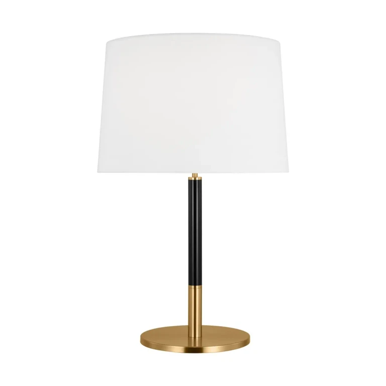 Burnished Brass One Light Table Lamp from the Monroe Collection