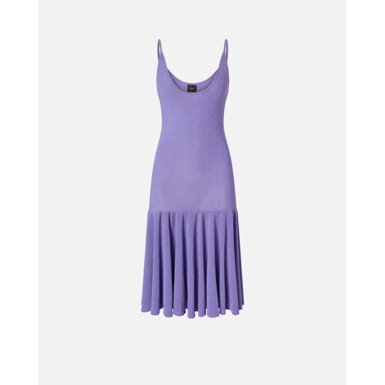 Pinko - Robe courte avec bretelles et plis - XXS