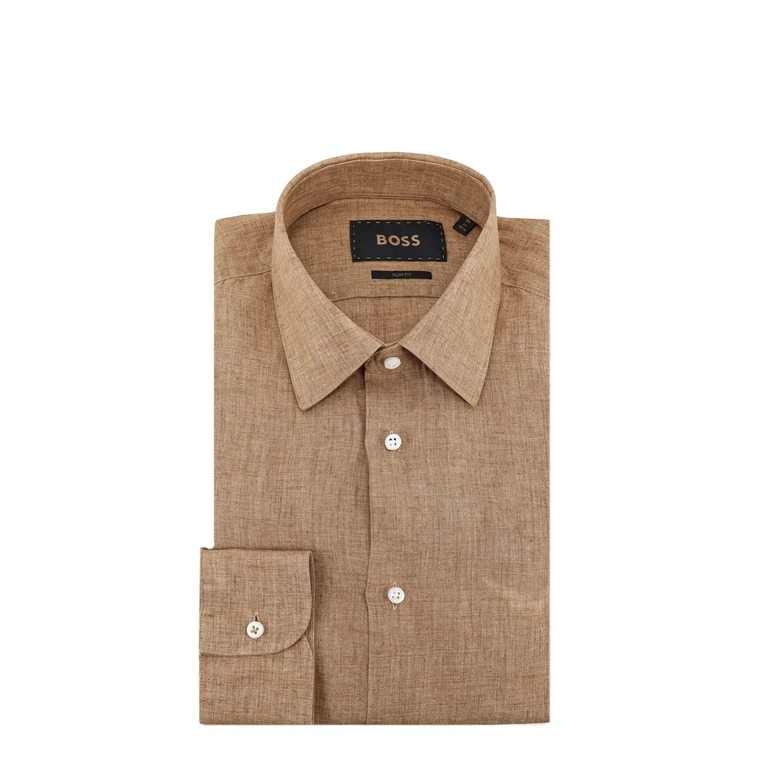 Hugo Boss BOSS Shirts White Lino - Men