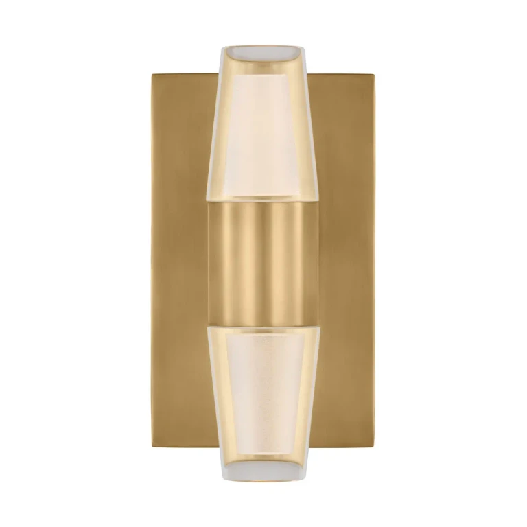 Natural Brass LED Wall Sconce from the Lassell Collection