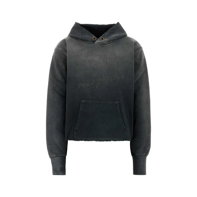 Charcoal Cotton Sweatshirt Washedblack Exterior: Felpe - Women