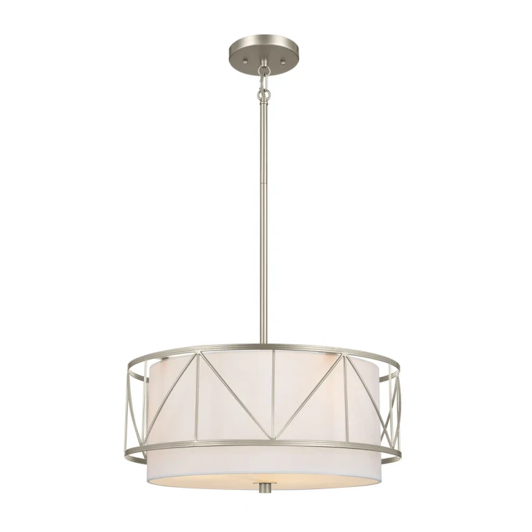 Birkleigh 3-Light Ceiling Light in Satin Nickel
