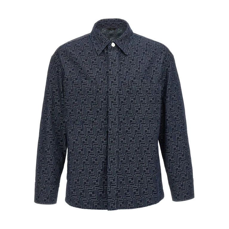 Fendi Overshirt Denim Ff