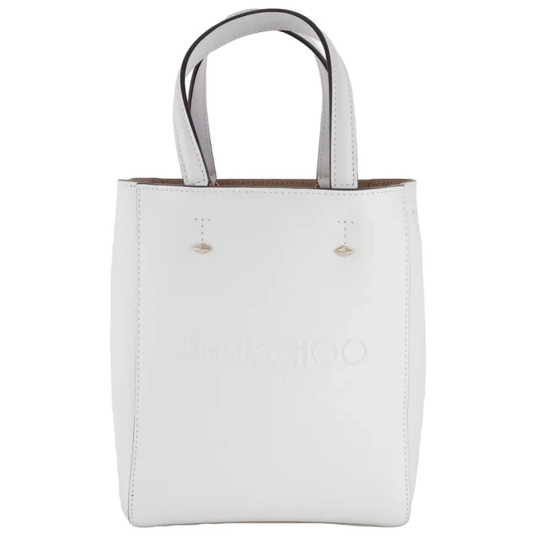 Jimmy Choo Lenny North-South Leather Tote Bag