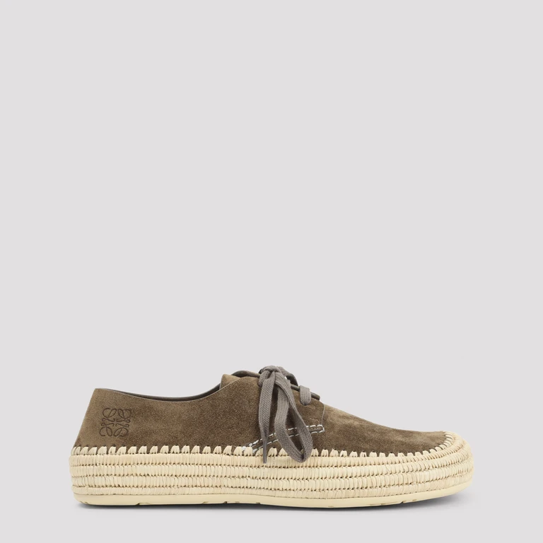 Loewe Rio Lace-up Nude & Neutrals Calf Split Shoe - Men